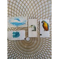 Вкладыши от жвачки, наклейки.