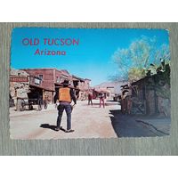 Этнография. США. Олд-Тусон. Шоу "Исторические перестрелки"