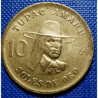 Перу 10 солей 1980 г.