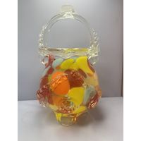 Конфетница в виде корзинки 1970-1980 гг