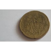 Франция 1999 20 евроцентов