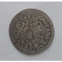Карона i Ян Сабескi! 6 Грошей 1679 TLB Быдгощ, R2