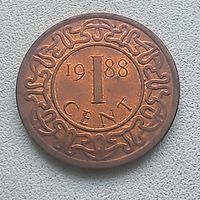 Суринам 1 цент 1988 3-15-56