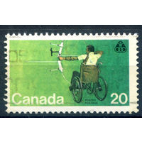 Канада - 1976г. - всемирные игры людей с ограниченными возможностями - 1 марка - полная серия, гашёная [Mi 633]. #3-WB-86-A-2