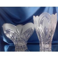 Вазы. Комплект. Хрусталь