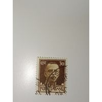 Италия 1929 изображает короля Виктора Эммануила.