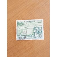 1956 французская колония Мадагаскар флора рисовые поля (2-5)