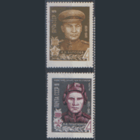 Заг. 3779/80. 1970. Герои Великой Отечественной войны. чиСт.