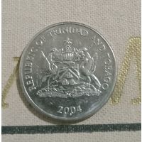 25 центов 2004 г.в. Тринидад и Тобаго