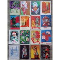 Подписаны открытки СССР 64 штуки