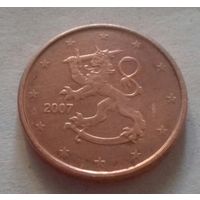 1 евроцент, Финляндия 2007 г.