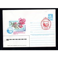 Художественный маркированный конверт СССР со спецгашением N 84-228 (24.05.1984) Всемирная молодежная филателистическая выставка "Младост-84"  Плевен 84