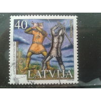 Латвия, 2005. Иллюстрация к книге Яниса Райниса