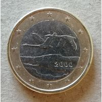 Финляндия 1 евро 2000 год,  KM# 104