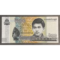 Банкнота 200 риелей. 2022 год, Камбоджа. НЕ БЫЛА В ОБОРОТЕ