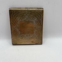 Антикварный портсигар с зажимом Ар-деко. Австрия. Арт 3312