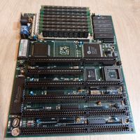 Ретро материнская плата 386 baby at + 8 планок оперативки intel