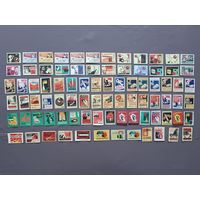 Старые спичечные этикетки (около 70 шт.) из разных серий одним лотом, ю-907-5 (3790)