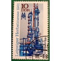 ГДР 1981. Установка химического завода Лейпциг-Гримма