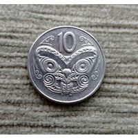 Werty71 Новая Зеландия 10 центов 1996 бабочка