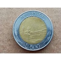Италия 500 лир, 1982г. (D-111)