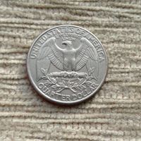 Werty71 США 1 квотер 25 центов 1/4 доллара 1995 D Орёл