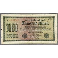 Банкнота 1000 марок 1922 год. Веймарская республика.