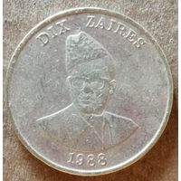 Заир 10 заиров 1988 г., KM# 19