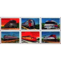 2000 Гренада Гренадины. Железные дороги мира MNH