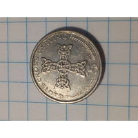 5 пенсов Остров Мэн 2002 год.