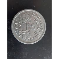 2 франка франция 1943