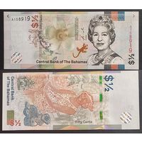 Багамы 2019 1/2 доллара UNC