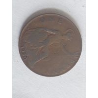 1 пенни 1920 великобритания