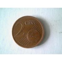 Монеты. Нидерландия 2 евро цента 2003.