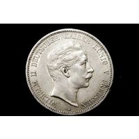 5 марок 1908 г. Пруссия (Германия), Вильгельм II. Сохран!
