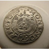 Полтора гроша (Полторак), 1622 г,  Сигизмунд III Ваза, поле в штемпельном блеске!