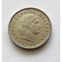 Швейцария 20 раппенов, 1999