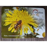 Календарик Трастбанк 2009г