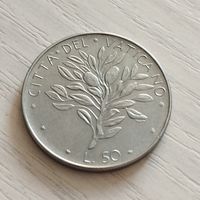 Ватикан 50 лир 1972г.