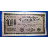 Германия 1000 марок 1922 г.