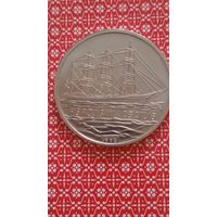 Конго 100 франков 1993 парусник Герцогиня Сесилия