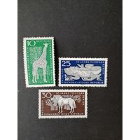 ГДР 1965 Полная серия марок "10 лет "Тир парку" в Берлине" (чистые**) Mi.1093-1095 каталог 3.00 евро