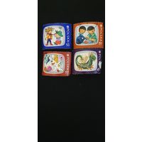 Польша мультики 4шт