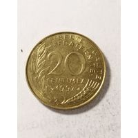 Франция 20 сантим 1997