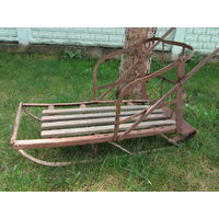 Санки старинные прочные начало 50-х.Все ,1953 г,ЦУМ.