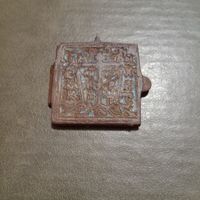 Створка складня с эмалями и ушком