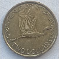 Новая Зеландия 2 доллара 1990 г.