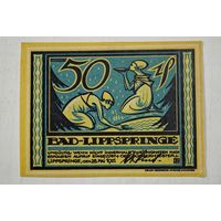 1921 год 50 пфеннигов  Германия