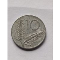 Италия. 10 лир 1953 года. (4).