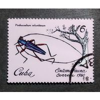 Марка Куба 1980 год Насекомые